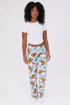Scooby Doo Printed Plush Pajama Bottoms