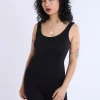 Scoop-Neck Sleeveless Romper
