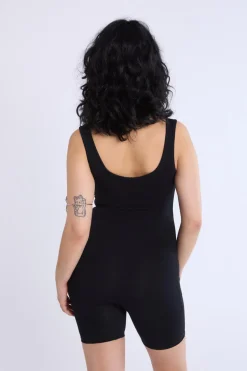 Scoop-Neck Sleeveless Romper