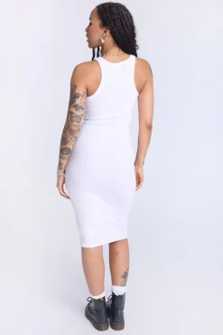 Sleeveless Midi Bodycon Dress