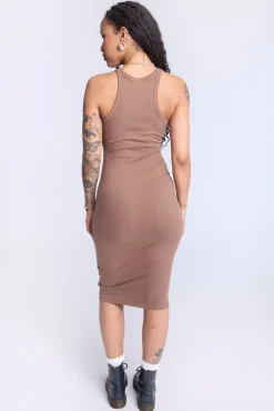Sleeveless Midi Bodycon Dress