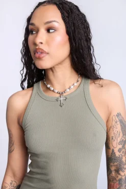 Sleeveless Midi Bodycon Dress