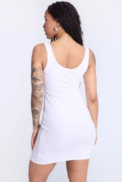 Sleeveless Ribbed Dress
