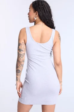 Sleeveless Ribbed Dress