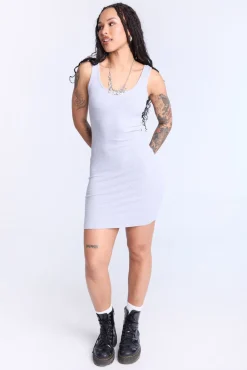 Sleeveless Ribbed Dress