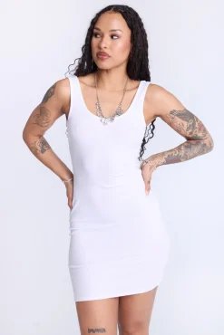 Sleeveless Ribbed Dress