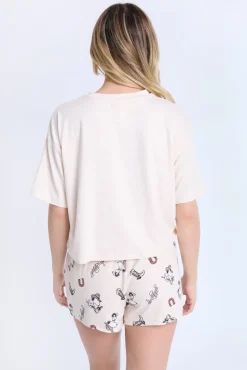 Snoopy Giddy Up 2-Piece Pajama Tee & Shorts Set