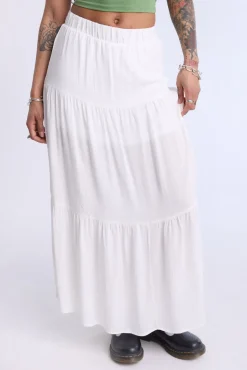 Tiered Maxi Skirt