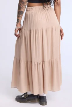 Tiered Maxi Skirt