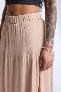 Tiered Maxi Skirt
