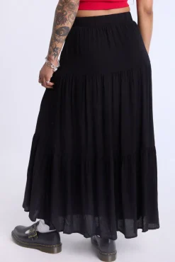 Tiered Maxi Skirt