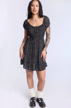 Tiered Rayon Dress