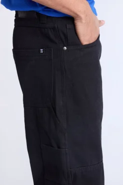 West49 Mens Black Carpenter Jeans