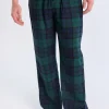 West49 Mens Green Plaid Pajama Bottoms