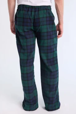 West49 Mens Green Plaid Pajama Bottoms