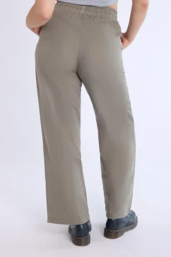 Wide Leg Cotton Pant