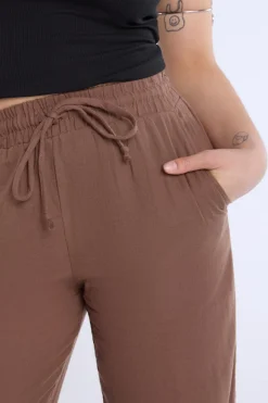 Wide Leg Cotton Pant