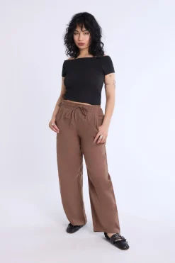 Wide Leg Cotton Pant