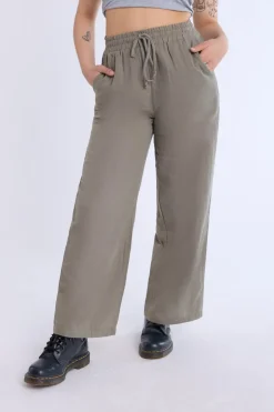 Wide Leg Cotton Pant