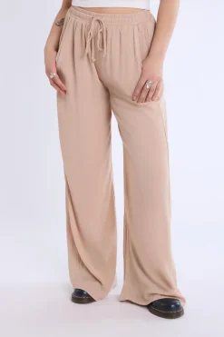Wide Leg Pant With Drawstring
