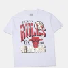 Womens Chicago Bulls Foil Boyfriend Tee