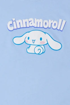 Womens Cinnamoroll Puff Baby Tee