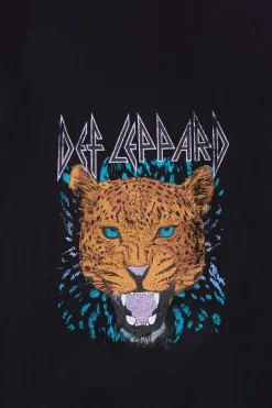 Womens Def Leppard Boyfriend Tee