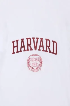 Womens Harvard Flocking BF Tee
