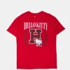 Womens Hello Kitty H Flocking Boyfriend Tee
