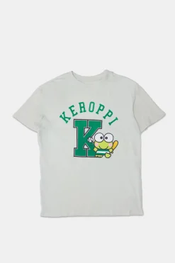 Womens Keroppi Flocking Boyfriend Tee
