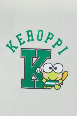 Womens Keroppi Flocking Boyfriend Tee
