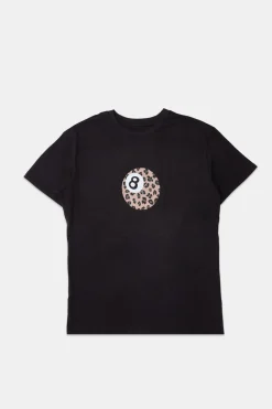 Womens Leopard 8 Ball Boyfriend Tee