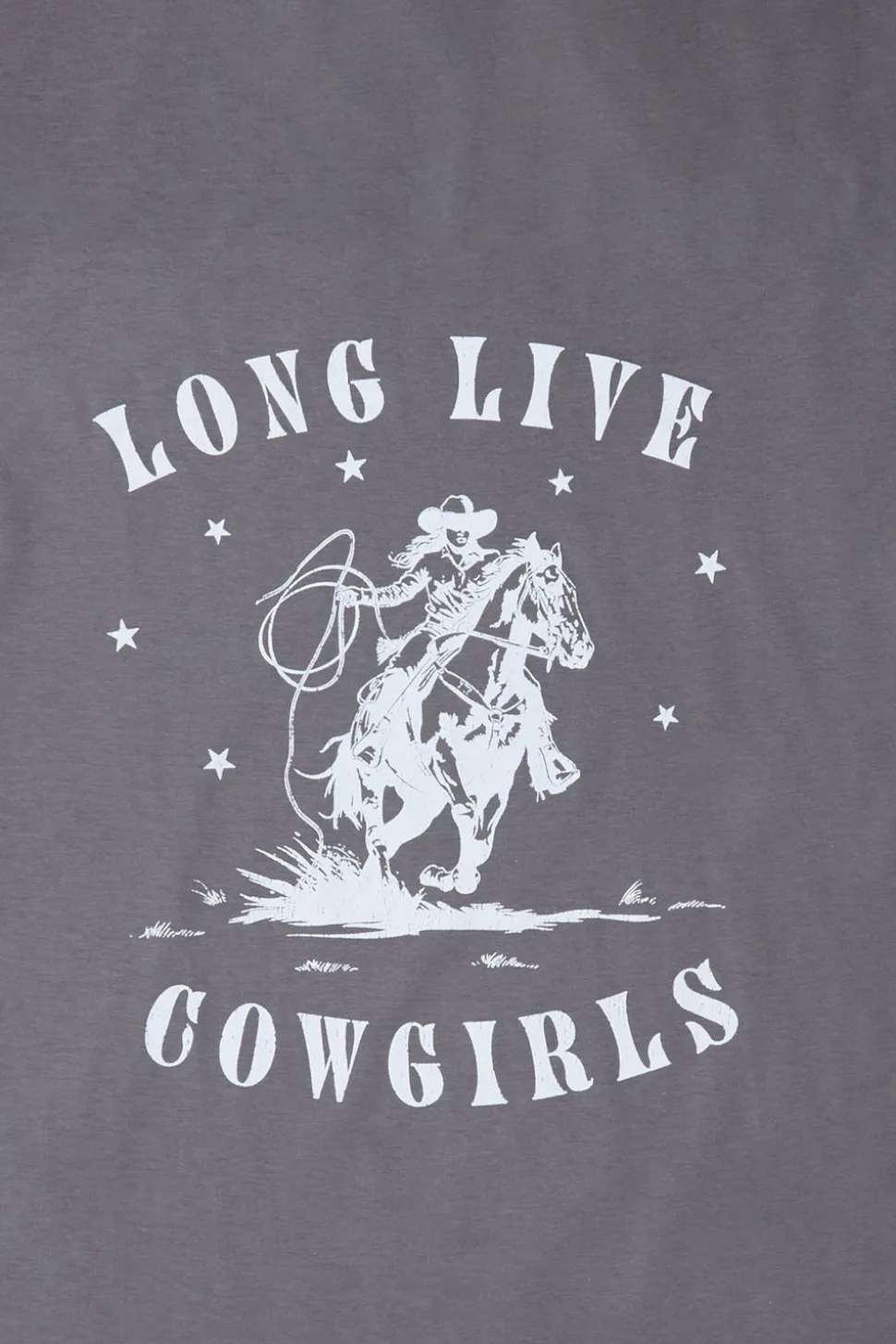 Womens Long Live Cowgirls Boyfriend Tee