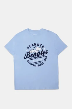 Womens Peanuts Beagles Boyfriend Tee