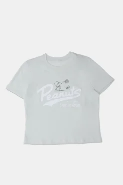 Womens Peanuts Sporting Goods Baby Tee