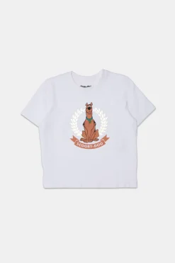 Womens Scooby-Doo Foil Baby Tee