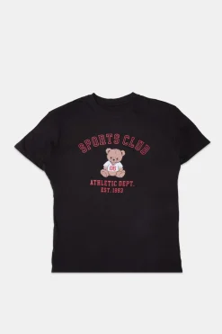 Womens Sports Club Teddy Boyfriend Tee