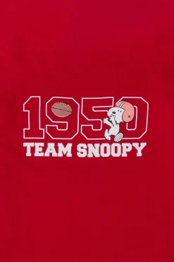 Womens Team Snoopy Puff Baby Tee