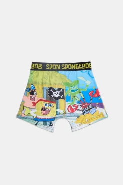 Youth Pirate SpongeBob Allover Print Boxer Brief