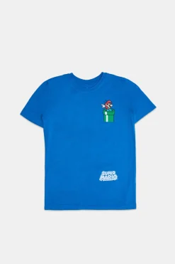Youth Super Mario Pocket Print T-Shirt