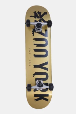 Zoo York City Logo Gold Skateboard 7.5"