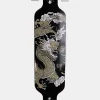 Zoo York Gold & White Dragon Longboard 40"