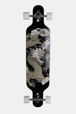 Zoo York Gold & White Dragon Longboard 40"