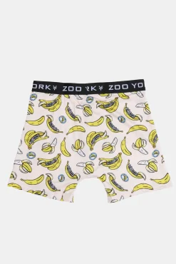 Zoo York Mens Bananas & Skeletons Boxer Brief