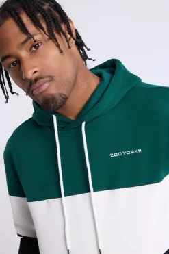 Zoo York Mens Colour Block Hoodie