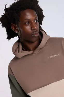 Zoo York Mens Colour Block Hoodie