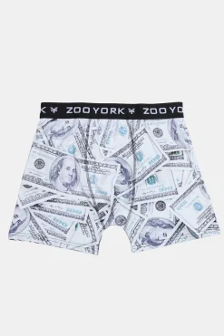Zoo York Mens Dollar Print Boxer Brief