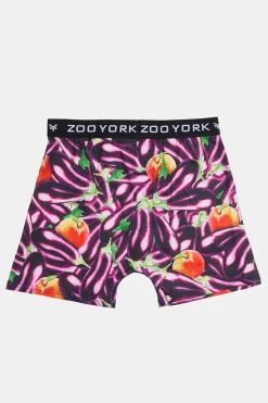 Zoo York Mens Eggplants & Peaches Boxer Brief