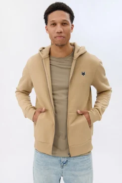 Zoo York Mens Embroidered Logo Zip-Up Hoodie