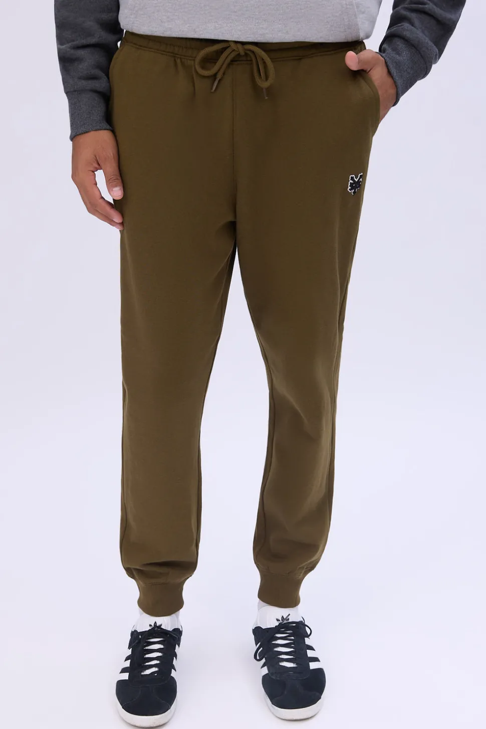 Zoo York Mens Embroidered Logo Fleece Jogger
